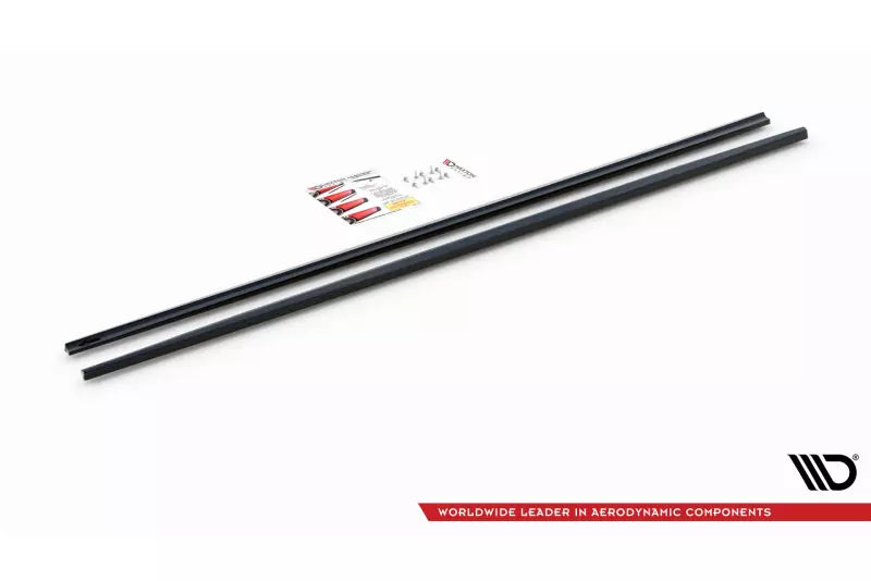 Maxton Design Seitenschweller (Paar) für BMW 1er F20 Hochglanz schwarz – Ansicht 4