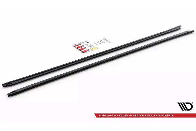 Maxton Design Seitenschweller (Paar) für BMW 5er G30 / G31 Hochglanz schwarz – Ansicht 4