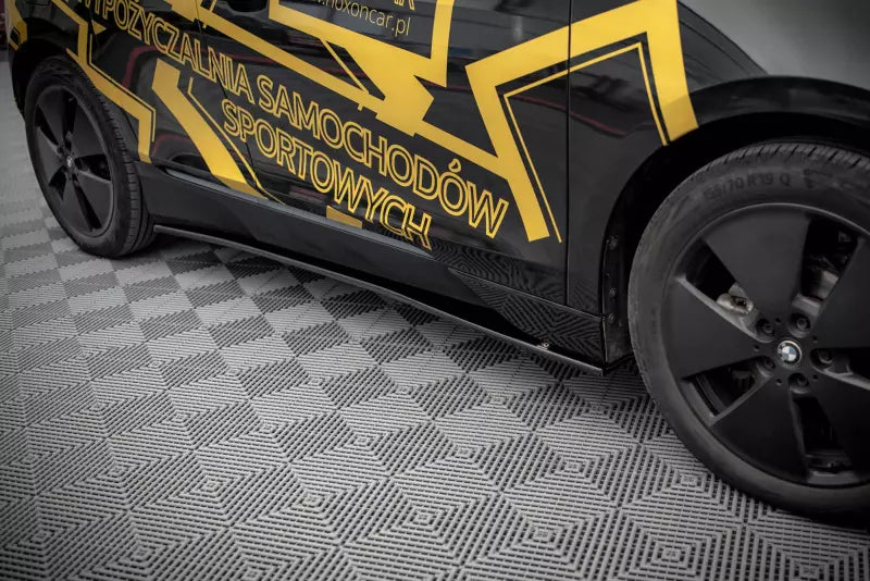 Maxton Design Seitenschweller (Paar) für BMW i3 Mk1 Facelift Hochglanz schwarz – Ansicht 1