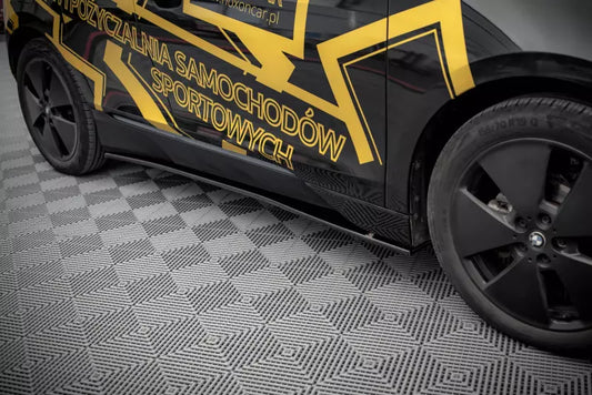 Maxton Design Seitenschweller (Paar) für BMW i3 Mk1 Facelift Hochglanz schwarz – Ansicht 1