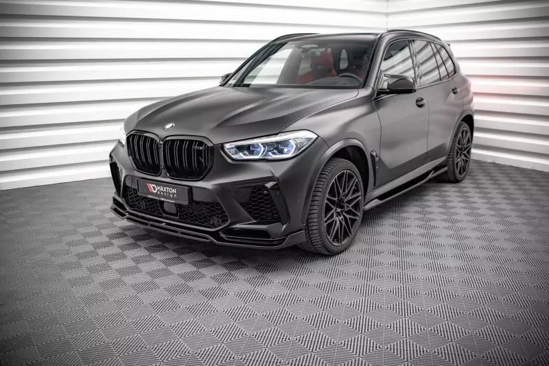 Maxton Design Seitenschweller (Paar) für BMW X5M F95 Hochglanz schwarz – Ansicht 3