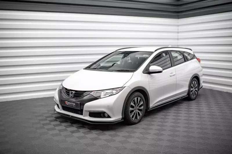 Maxton Design Seitenschweller (Paar) für Honda Civic Mk9 Hochglanz schwarz – Ansicht 2