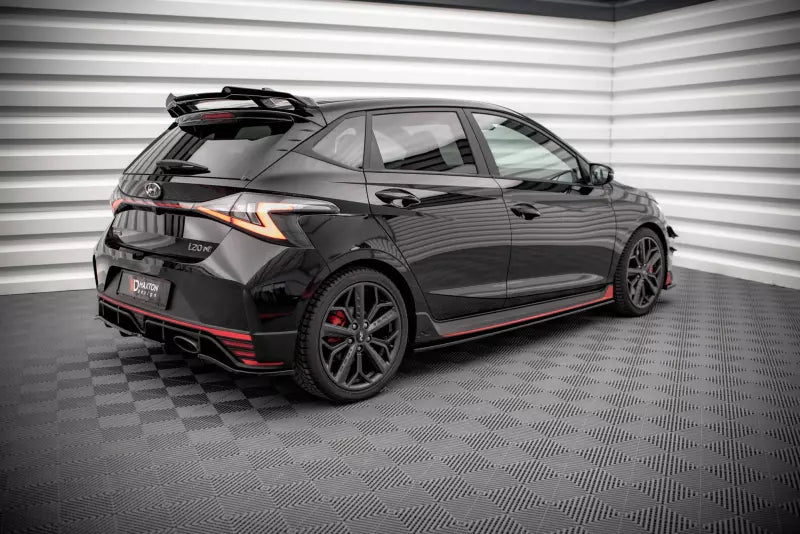 Maxton Design Seitenschweller (Paar) für Hyundai I20 N Mk3 Hochglanz schwarz – Ansicht 2