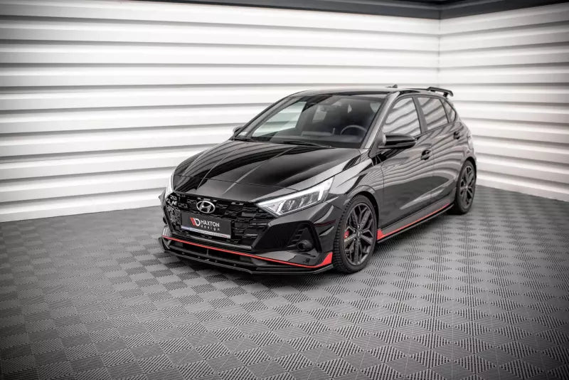 Maxton Design Seitenschweller (Paar) für Hyundai I20 N Mk3 Hochglanz schwarz – Ansicht 3