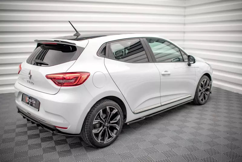 Maxton Design Seitenschweller (Paar) für Renault Clio Mk5 Hochglanz schwarz – Ansicht 2