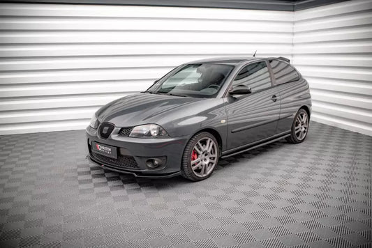 Maxton Design Seitenschweller (Paar) für Seat Ibiza Cupra Mk3 Hochglanz schwarz – Ansicht 1