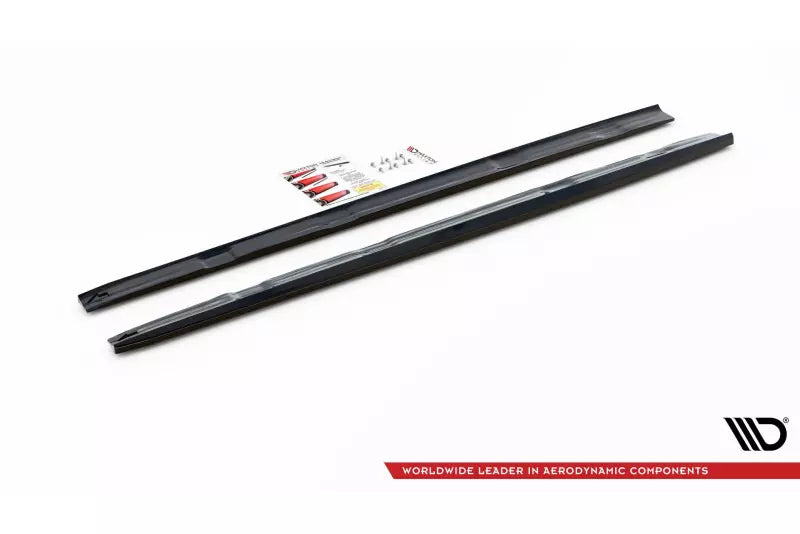 Maxton Design Seitenschweller (Paar) für Seat Ibiza Cupra Mk3 Hochglanz schwarz – Ansicht 4