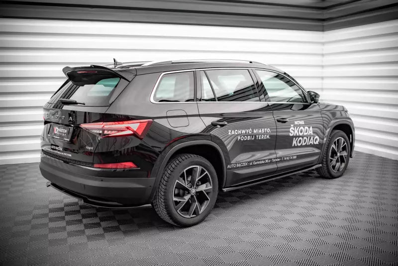 Maxton Design Seitenschweller (Paar) für Skoda Kodiaq Mk1 Facelift Hochglanz schwarz – Ansicht 2