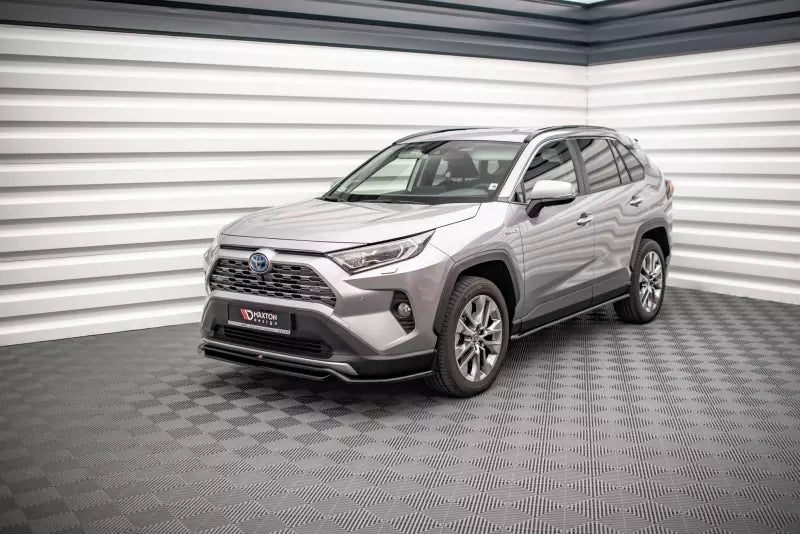 Maxton Design Seitenschweller (Paar) für Toyota RAV4 Mk5 Hochglanz schwarz – Ansicht 3