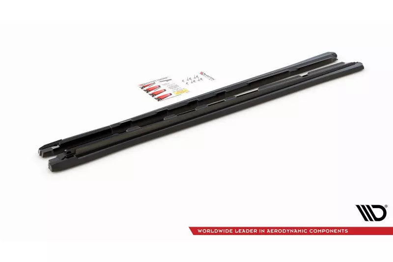 Maxton Design Seitenschweller (Paar) für Toyota RAV4 Mk5 Hochglanz schwarz – Ansicht 4