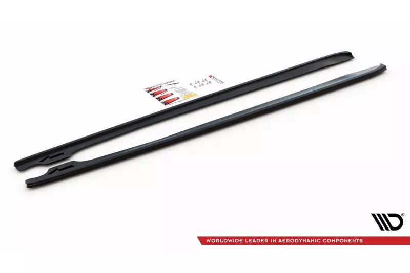 Maxton Design Seitenschweller (Paar) V.2 für BMW 3er E46 M-Paket Coupe / Cabrio Hochglanz schwarz – Ansicht 4