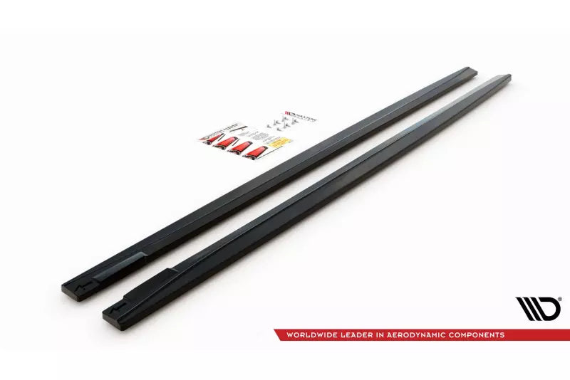 Maxton Design Seitenschweller (Paar) V.2 für VW Passat CC Hochglanz schwarz – Ansicht 4
