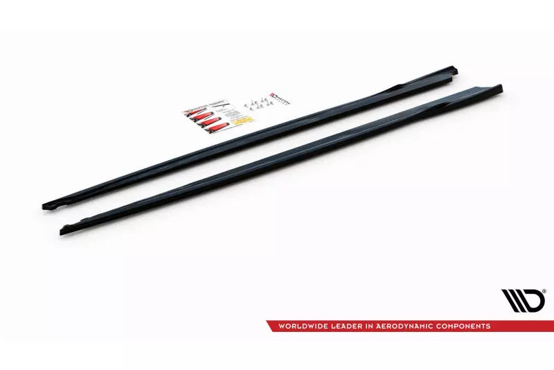 Maxton Design Seitenschweller (Paar) V.3 für Toyota Supra Mk5 Hochglanz schwarz – Ansicht 3