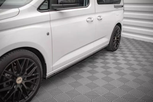 Maxton Design Seitenschweller (Paar) für VW Caddy Mk5 Hochglanz schwarz – Ansicht 1