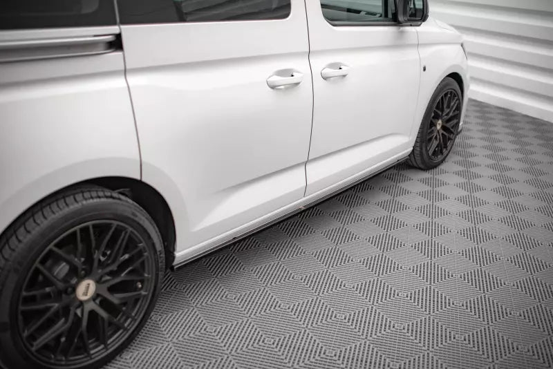Maxton Design Seitenschweller (Paar) für VW Caddy Mk5 Hochglanz schwarz – Ansicht 2