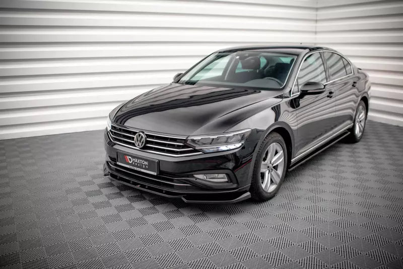 Maxton Design Seitenschweller (Paar) für VW Passat B8 Facelift Hochglanz schwarz – Ansicht 3