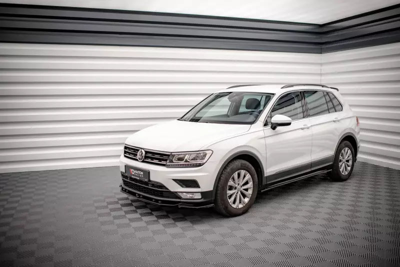 Maxton Design Seitenschweller (Paar) für VW Tiguan Mk2 Hochglanz schwarz – Ansicht 3
