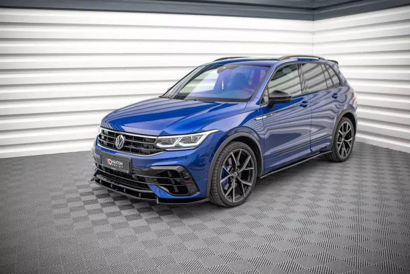 Maxton Design Seitenschweller (Paar) für VW Tiguan R / R-Line Mk2 Facelift Hochglanz schwarz – Ansicht 3
