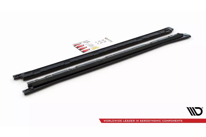 Maxton Design Seitenschweller (Paar) für VW Tiguan R / R-Line Mk2 Facelift Hochglanz schwarz – Ansicht 4