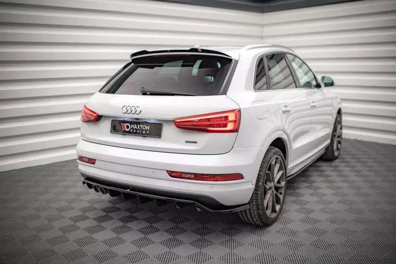 Maxton Design Heckspoiler Lippe für Audi Q3 S-Line 8U Facelift Hochglanz schwarz – Ansicht 2