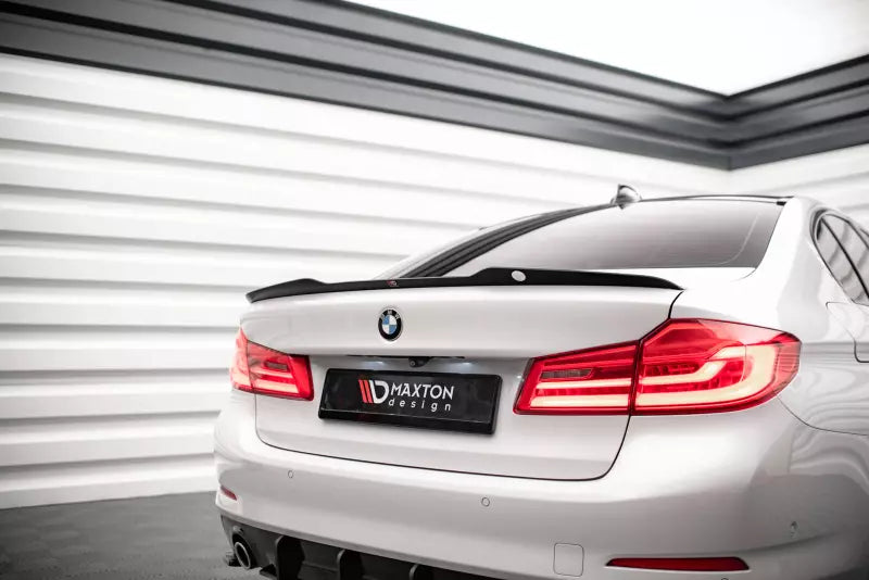 Maxton Design Heckspoiler Lippe für BMW 5er G30 Limousine (2017-2023) Hochglanz schwarz – Ansicht 2