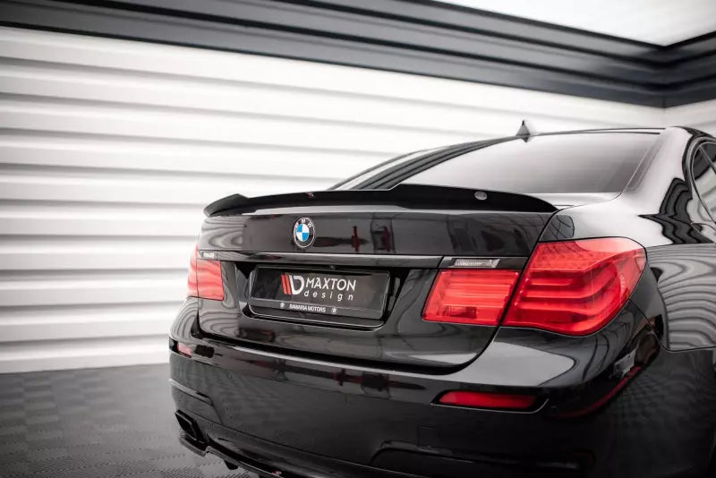 Maxton Design Heckspoiler Lippe für BMW 7 M-Paket F01 Hochglanz schwarz – Ansicht 1