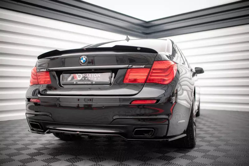 Maxton Design Heckspoiler Lippe für BMW 7 M-Paket F01 Hochglanz schwarz – Ansicht 2
