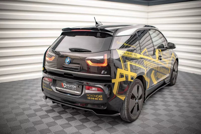 Maxton Design Heckspoiler Lippe für BMW i3 Mk1 Facelift Hochglanz schwarz – Ansicht 2