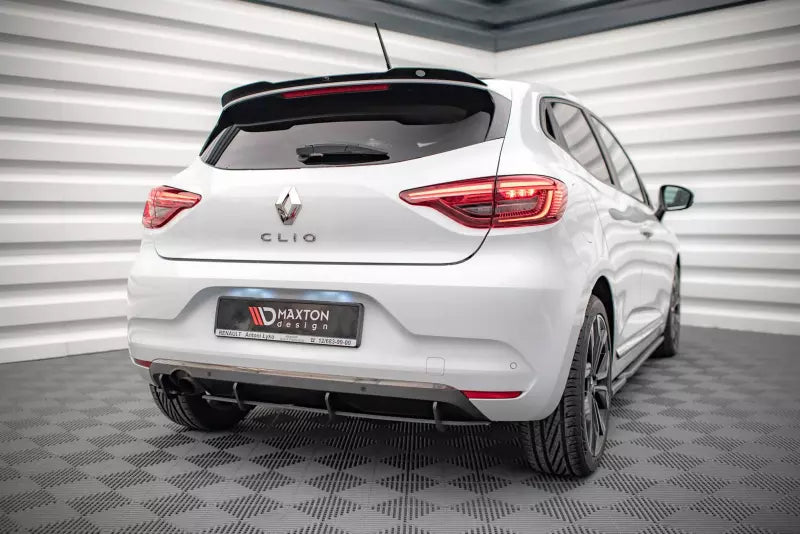 Maxton Design Heckspoiler Lippe für Renault Clio Mk5 Hochglanz schwarz – Ansicht 2
