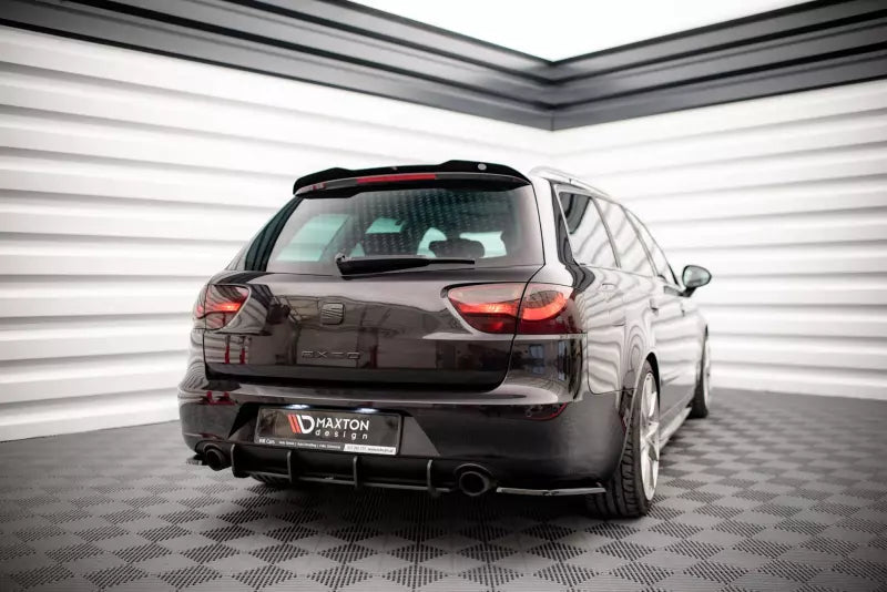 Maxton Design Heckspoiler Lippe für Seat Exeo ST Hochglanz schwarz – Ansicht 2