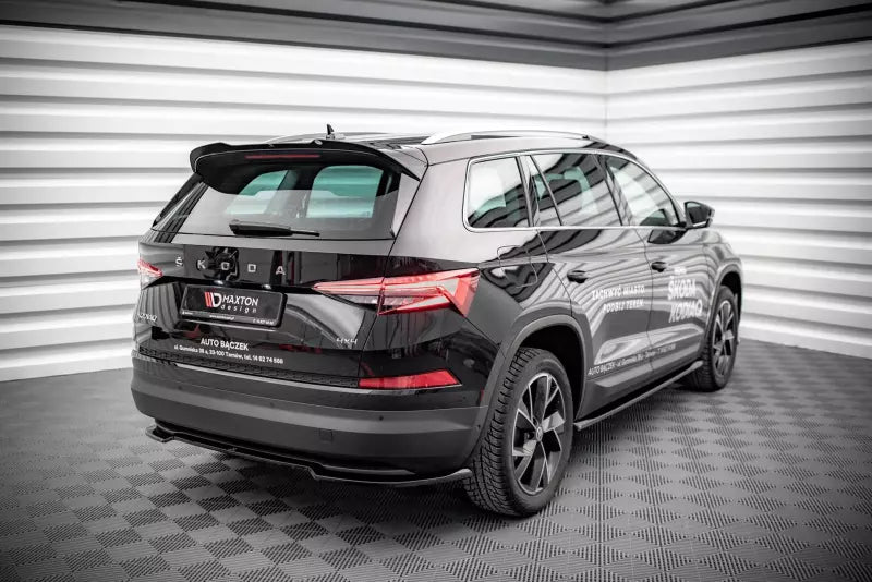 Maxton Design Heckspoiler Lippe für Skoda Kodiaq Mk1 Facelift Hochglanz schwarz – Ansicht 1