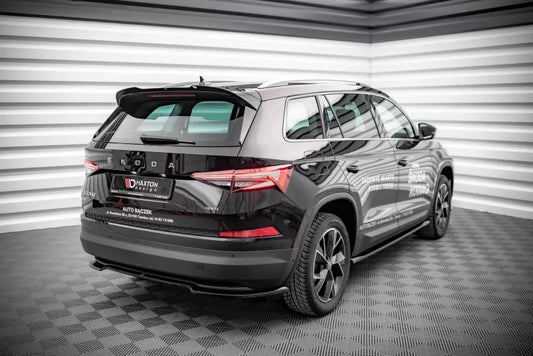 Maxton Design Heckspoiler Lippe für Skoda Kodiaq Mk1 Facelift Hochglanz schwarz – Ansicht 1