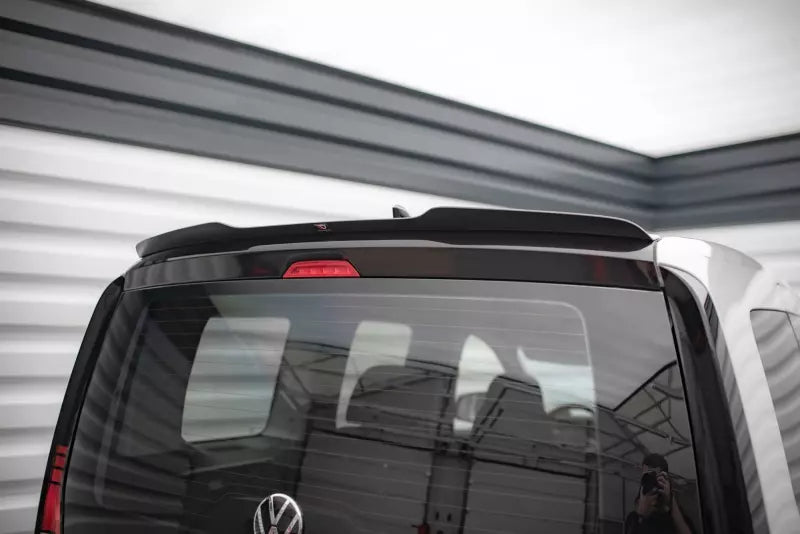 Maxton Design Heckspoiler Lippe für VW Caddy Mk5 Hochglanz schwarz – Ansicht 1