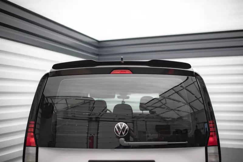 Maxton Design Heckspoiler Lippe für VW Caddy Mk5 Hochglanz schwarz – Ansicht 3