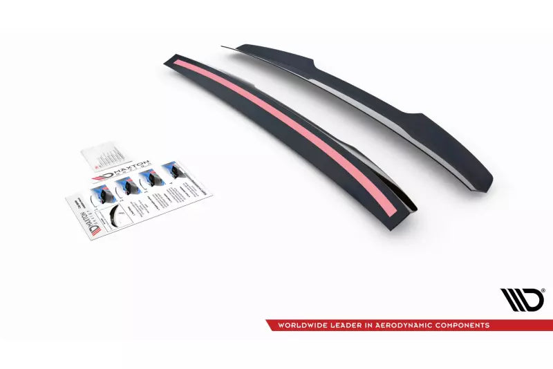 Maxton Design Heckspoiler Lippe für VW Caddy Mk5 Hochglanz schwarz – Ansicht 4