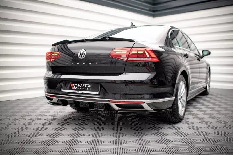Maxton Design Heckspoiler Lippe für VW Passat B8 Facelift Limousine Hochglanz schwarz – Ansicht 2