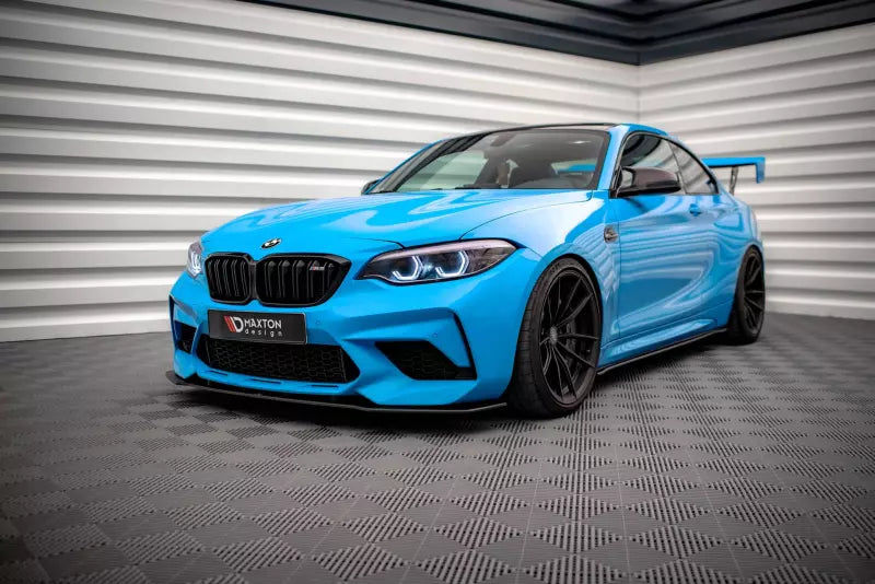 Maxton Design Street Pro Frontlippe für BMW M2 Competition F87 schwarz – Ansicht 3