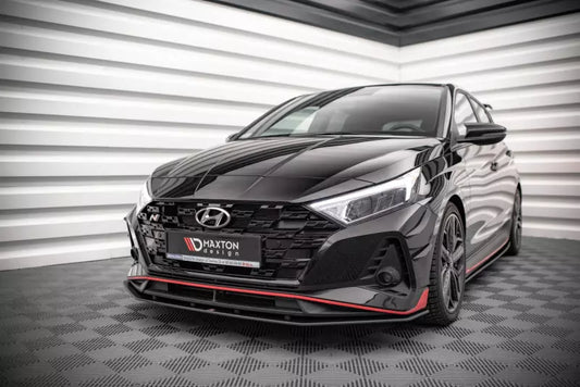 Maxton Design Street Pro Frontlippe für Hyundai I20 N Mk3 schwarz – Ansicht 1