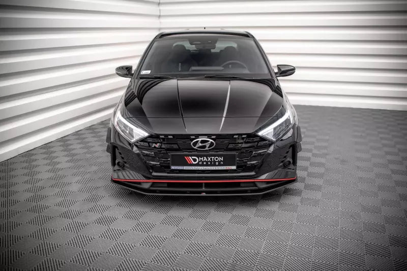 Maxton Design Street Pro Frontlippe für Hyundai I20 N Mk3 schwarz – Ansicht 2