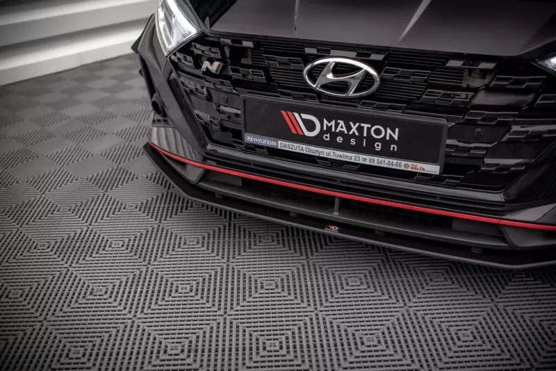 Maxton Design Street Pro Frontlippe für Hyundai I20 N Mk3 schwarz – Ansicht 3