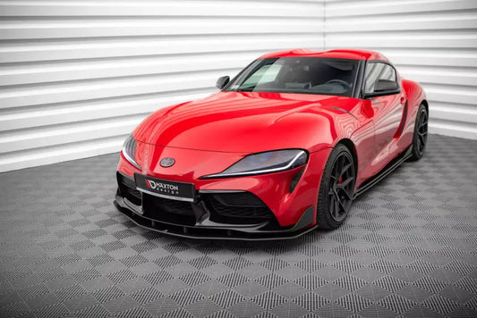 Maxton Design Street Pro Frontlippe für Toyota Supra Mk5 schwarz – Ansicht 1