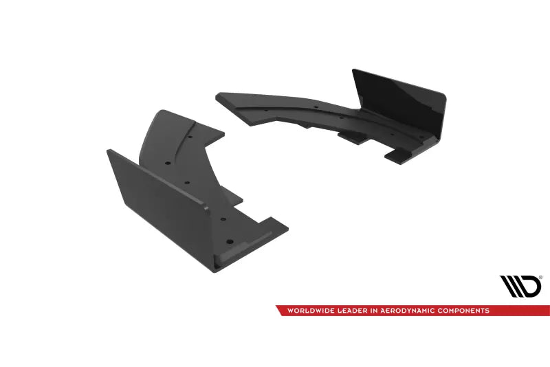 Maxton Design Street Pro Diffusor Flaps für Audi RS3 Sportback 8Y matt schwarz mit Hochglanz Flaps – Ansicht 4