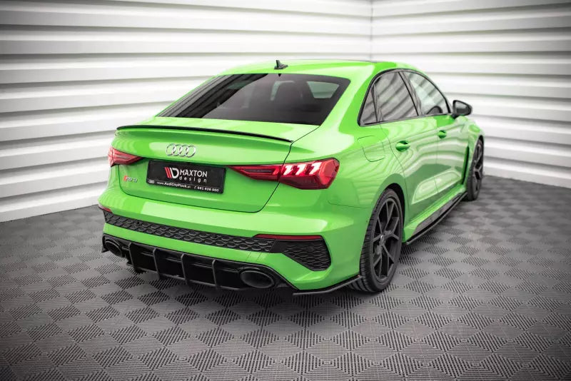 Maxton Design Street Pro Diffusor Flaps für Audi RS3 Limousine 8Y matt schwarz – Ansicht 2