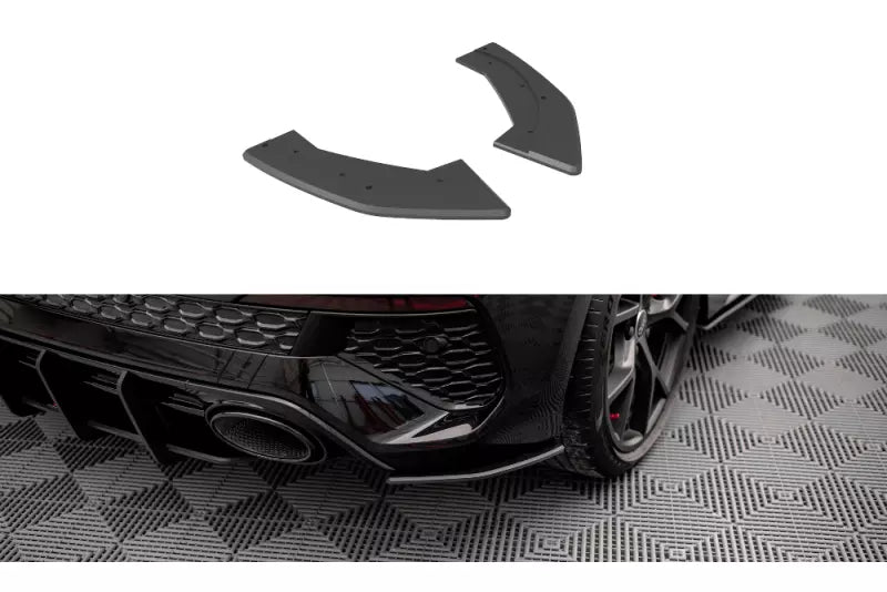 Maxton Design Street Pro Diffusor Flaps für Audi RS3 Sportback 8Y matt schwarz – Ansicht 1