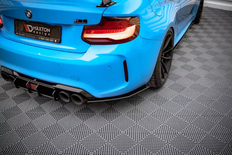 Maxton Design Street Pro Diffusor Flaps für BMW M2 F87 matt schwarz – Ansicht 1