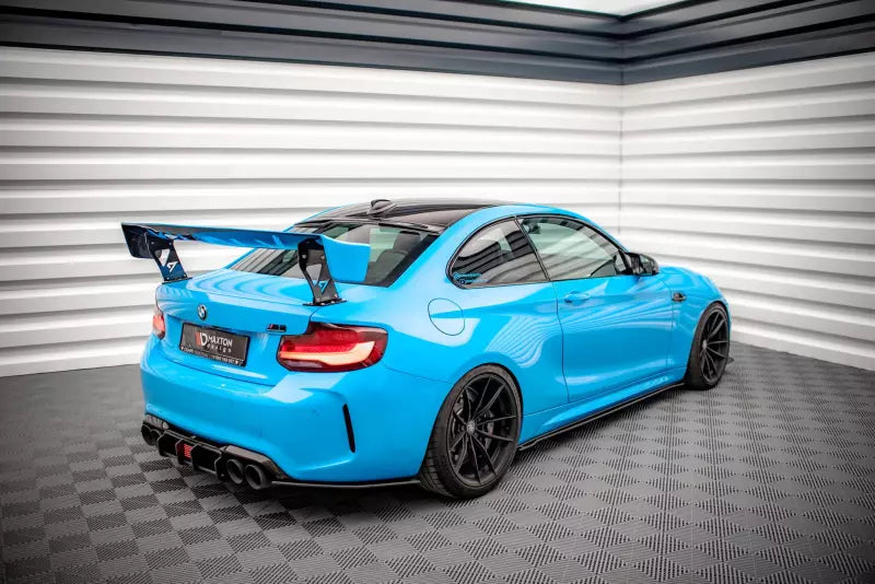 Maxton Design Street Pro Diffusor Flaps für BMW M2 F87 matt schwarz – Ansicht 3