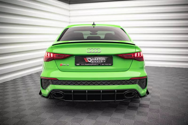 Maxton Design Street Pro Heckdiffusor für Audi RS3 Limousine 8Y Schwarz – Ansicht 1