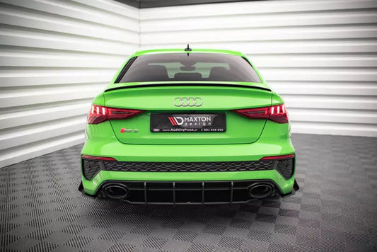 Maxton Design Street Pro Heckdiffusor für Audi RS3 Limousine 8Y Schwarz – Ansicht 1