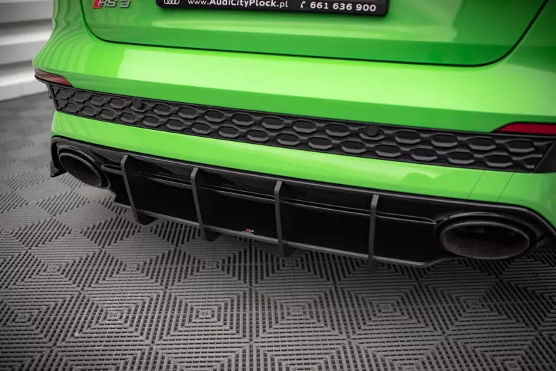 Maxton Design Street Pro Heckdiffusor für Audi RS3 Limousine 8Y Schwarz – Ansicht 2