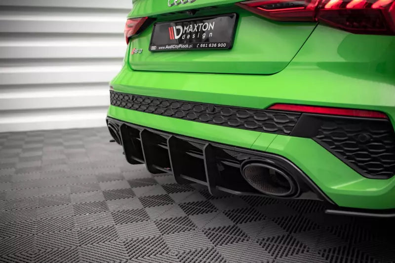 Maxton Design Street Pro Heckdiffusor für Audi RS3 Limousine 8Y Schwarz – Ansicht 3